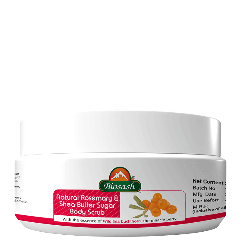 Natural Rosemary & Shea Butter Sugar Body Scrub