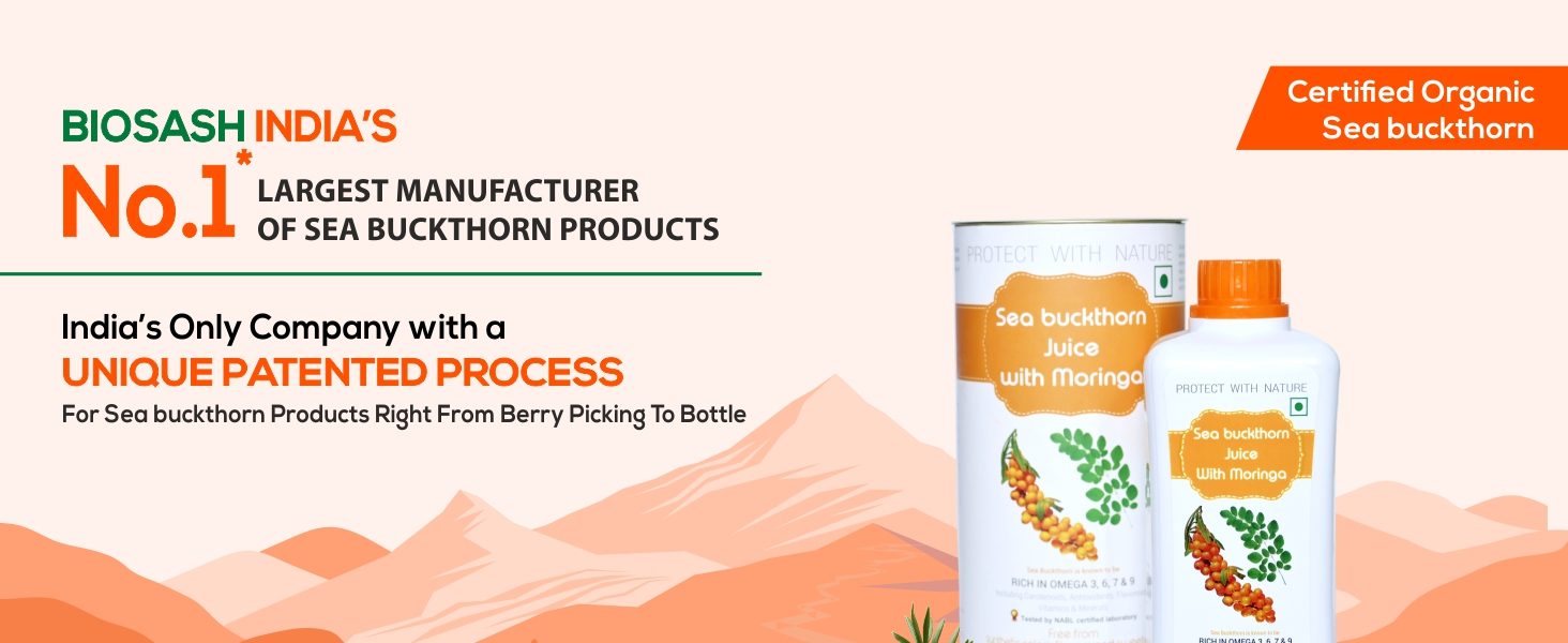 Sea Buckthorn Juice With Moringa