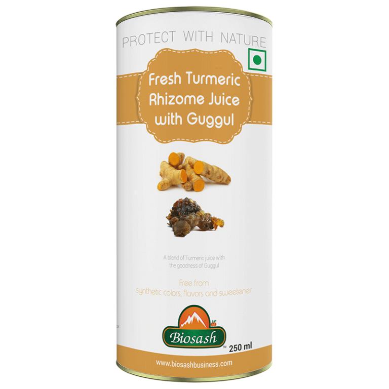 Fresh Turmeric Rhizome Juice With Guggul