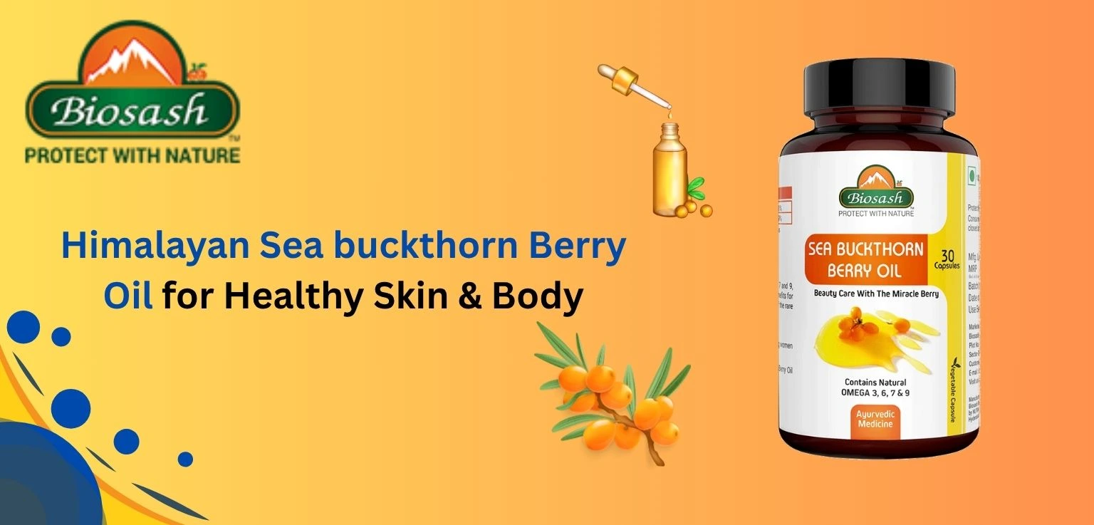 Himalayan Sea buckthorn Berry Oil for Healthy Skin & Body