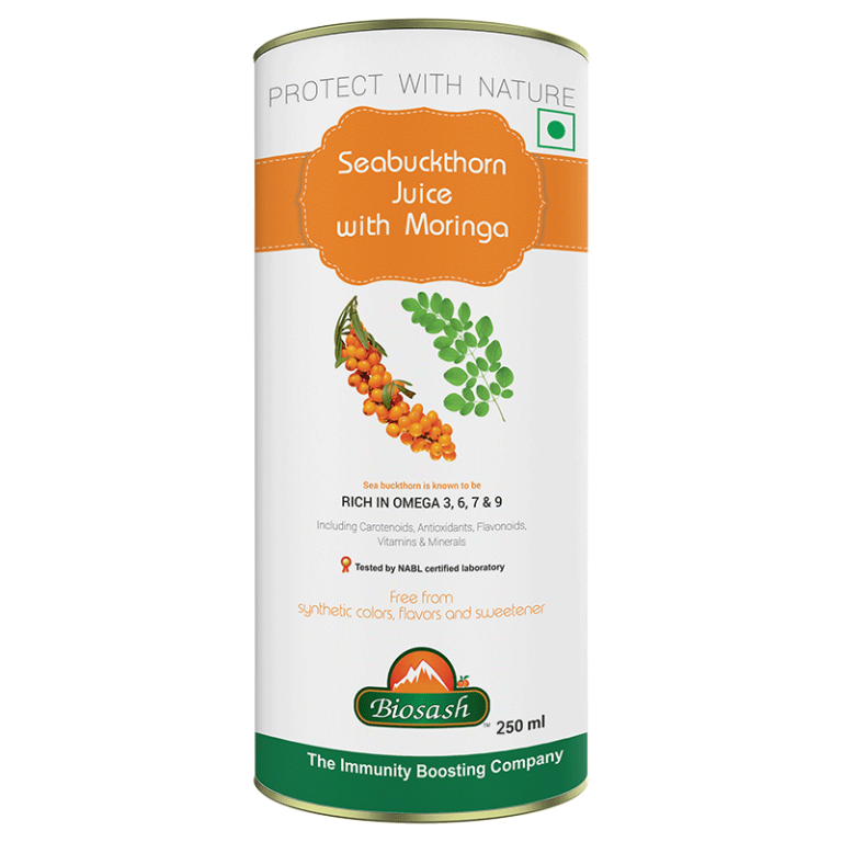 SEA BUCKTHORN JUICE WITH MORINGA