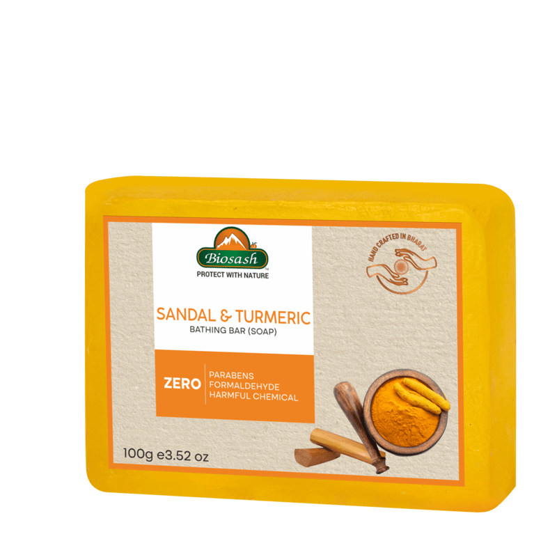 SANDAL AND TURMERIC BATHING BAR (SOAP)